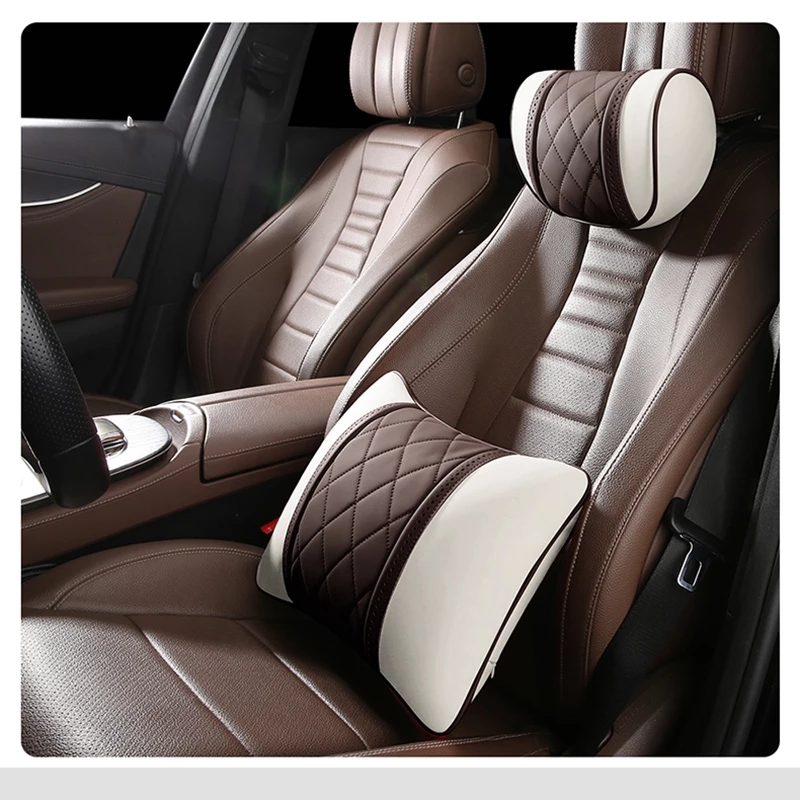 Luxury Car Neck Cushion Pillow Set Interior Decoration