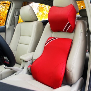 Sport Car Pillow Set Lumbar Support Cushion