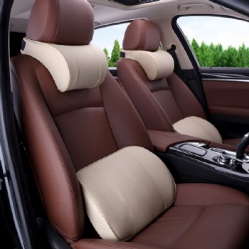 Breathable Car Neck Rest Pillow Lumbar Support Cover