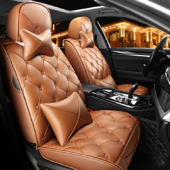 Leaether Car Seat Cover Full Set Universal For Men