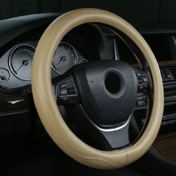 Universal Car Steering Wheel Cover Genuine Leather
