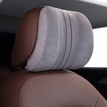 Suede Car Headrest Pillow Neck Cushion